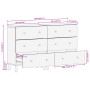 Armarios auxiliares 2 pzas madera maciza mango negro 60x33x75cm de , Aparadores - Ref: Foro24-3206283, Precio: 300,25 €, Desc...