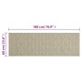 Alfombra de cocina lavable terciopelo hojas 60x180 cm de , Felpudos - Ref: Foro24-4005633, Precio: 43,35 €, Descuento: %