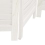 Biombo separador de 5 paneles madera maciza Paulownia blanco de , Divisores de ambientes - Ref: Foro24-358837, Precio: 126,22...