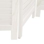 Biombo separador de 6 paneles madera maciza Paulownia blanco de , Divisores de ambientes - Ref: Foro24-358842, Precio: 186,39...