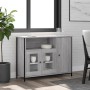 Aparador madera de ingeniería gris Sonoma 100x35x75 cm de , Aparadores - Ref: Foro24-835512, Precio: 96,06 €, Descuento: %