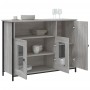 Aparador madera de ingeniería gris Sonoma 100x35x75 cm de , Aparadores - Ref: Foro24-835512, Precio: 96,06 €, Descuento: %