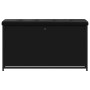 Banco zapatero con cajón abatible negro 102x32x56 cm de , Bancos para recibidores y almacenamiento - Ref: Foro24-835127, Prec...