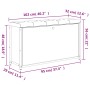 Banco zapatero con cajón abatible negro 102x32x56 cm de , Bancos para recibidores y almacenamiento - Ref: Foro24-835127, Prec...
