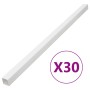 Canaletas para cables PVC 33x33 mm 30 m de , Cableado - Ref: Foro24-155931, Precio: 42,98 €, Descuento: %