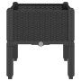 Jardinera con patas PP negro 40x40x42 cm de , Maceteros y jardineras - Ref: Foro24-367888, Precio: 38,14 €, Descuento: %