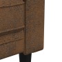 Sofá Chesterfield de 3 plazas tela marrón de , Sofás - Ref: Foro24-372564, Precio: 366,21 €, Descuento: %