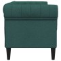 Sofá Chesterfield de 2 plazas tela verde oscuro de , Sofás - Ref: Foro24-372551, Precio: 321,73 €, Descuento: %
