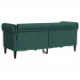 Sofá Chesterfield de 2 plazas tela verde oscuro de , Sofás - Ref: Foro24-372551, Precio: 321,73 €, Descuento: %