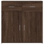 Aparador de madera de ingeniería marrón roble 79x38x80 cm de , Aparadores - Ref: Foro24-840526, Precio: 106,01 €, Descuento: %