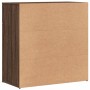 Aparador de madera de ingeniería marrón roble 79x38x80 cm de , Aparadores - Ref: Foro24-840526, Precio: 106,01 €, Descuento: %