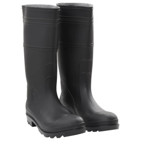 Botas de agua negro número 46 PVC de , Vadeadores para caza y para pesca - Ref: Foro24-137595, Precio: 22,29 €, Descuento: %