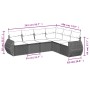 Set sofás de jardín 6 piezas y cojines ratán sintético marrón de , Conjuntos de jardín - Ref: Foro24-3221412, Precio: 434,77 ...