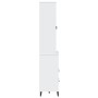 Aparador alto VIKEN madera maciza de pino blanco 80x40x200 cm de , Aparadores - Ref: Foro24-3207141, Precio: 330,79 €, Descue...