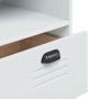 Aparador alto VIKEN madera maciza de pino blanco 80x40x200 cm de , Aparadores - Ref: Foro24-3207141, Precio: 330,79 €, Descue...