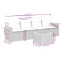 Set de sofás de jardín 5 pzas con cojines ratán sintético negro de , Conjuntos de jardín - Ref: Foro24-3226617, Precio: 383,9...