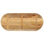 Tablero de mesa ovalado madera maciza mango rugosa 140x60x3,8cm de , Tableros para mesas - Ref: Foro24-370121, Precio: 161,68...