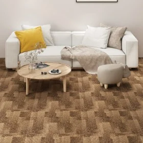 Baldosas de moqueta de suelo 20 unidades 5 m² marrón de vidaXL, Suelos y moquetas - Ref: Foro24-331490, Precio: 129,46 €, Des...
