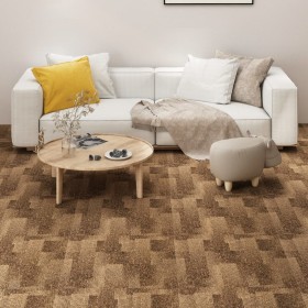 Baldosas de moqueta de suelo 20 unidades 5 m² marrón de vidaXL, Suelos y moquetas - Ref: Foro24-331490, Precio: 131,64 €, Des...