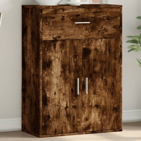 Aparador madera de ingeniería roble ahumado 60x30x84 cm de , Aparadores - Ref: Foro24-840496, Precio: 69,87 €, Descuento: %