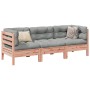 Set de sofás jardín 3 pzas con cojines madera abeto Douglas de , Conjuntos de jardín - Ref: Foro24-3299273, Precio: 276,59 €,...