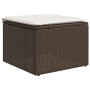 Set de sofás de jardín 4 pzas y cojines ratán sintético marrón de , Sofás modulares de exterior - Ref: Foro24-3222472, Precio...