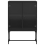 Armario auxiliar con puertas de vidrio negro 69x37x100 cm de , Aparadores - Ref: Foro24-836547, Precio: 89,64 €, Descuento: %