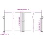 Toldo lateral retráctil blanco 140x600 cm de , Sombrillas - Ref: Foro24-4004616, Precio: 119,26 €, Descuento: %