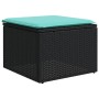 Set de sofás de jardín 8 pzas con cojines ratán sintético negro de , Conjuntos de jardín - Ref: Foro24-3227086, Precio: 625,6...