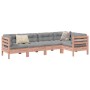 Set de sofás jardín 5 pzas con cojines madera abeto Douglas de , Conjuntos de jardín - Ref: Foro24-3299439, Precio: 446,37 €,...