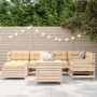 Juego de sofás de jardín 7 piezas madera maciza de pino de , Conjuntos de jardín - Ref: Foro24-3250972, Precio: 433,66 €, Des...