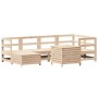 Juego de sofás de jardín 7 piezas madera maciza de pino de , Conjuntos de jardín - Ref: Foro24-3250964, Precio: 439,07 €, Des...