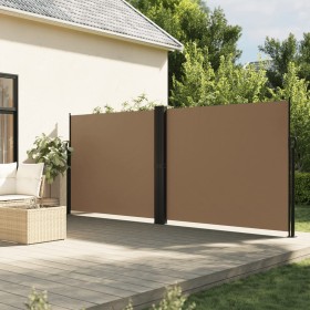 Toldo lateral retráctil gris taupe 160x1000 cm de , Sombrillas - Ref: Foro24-4004739, Precio: 149,99 €, Descuento: %