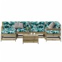 Juego de muebles jardín 7 pzas y cojines madera pino impregnada de , Conjuntos de jardín - Ref: Foro24-3250939, Precio: 652,2...