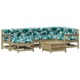 Juego de muebles jardín 7 pzas y cojines madera pino impregnada de , Conjuntos de jardín - Ref: Foro24-3250939, Precio: 652,2...