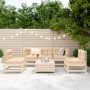 Juego de sofás de jardín 6 piezas madera maciza de pino de , Conjuntos de jardín - Ref: Foro24-3250712, Precio: 350,59 €, Des...