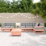 Juego de sofás de jardín 7 pzas madera maciza de abeto Douglas de , Conjuntos de jardín - Ref: Foro24-3250882, Precio: 429,95...