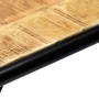 Mesa consola de madera maciza de mango sin tratar 140x35x76 cm en Mesas auxiliares | Comprar online en Foru.es