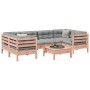 Set de sofás jardín 7 pzas con cojines madera abeto Douglas de , Conjuntos de jardín - Ref: Foro24-3299317, Precio: 584,87 €,...