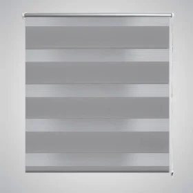 Persiana Cebra 40 x 100 cm Gris de vidaXL, Persianas y estores - Ref: Foro24-240183, Precio: 16,98 €, Descuento: %