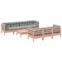 Set de sofás jardín 8 pzas con cojines madera de abeto Douglas de , Conjuntos de jardín - Ref: Foro24-3299329, Precio: 654,80...