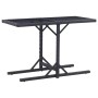 Set de comedor de jardín 3 pzas ratán PE vidrio templado negro de , Conjuntos de jardín - Ref: Foro24-3095930, Precio: 206,98...