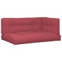 Cojines para palets 3 unidades tela rojo tinto de , Cojines para sillas y sofás - Ref: Foro24-3217129, Precio: 88,05 €, Descu...