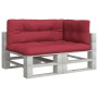 Cojines para palets 3 unidades tela rojo tinto de , Cojines para sillas y sofás - Ref: Foro24-3217129, Precio: 88,05 €, Descu...