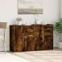 Aparador de madera de ingeniería 2 uds roble ahumado 60x31x70cm de , Aparadores - Ref: Foro24-3276564, Precio: 143,97 €, Desc...