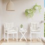 Cojines silla respaldo bajo 2 ud tela crema melange 100x50x7 cm de , Cojines para sillas y sofás - Ref: Foro24-4002385, Preci...