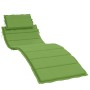 Cojín para tumbona tela verde melange 186x58x3 cm de , Cojines para sillas y sofás - Ref: Foro24-4002481, Precio: 44,69 €, De...