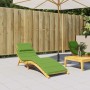 Cojín para tumbona tela verde melange 186x58x3 cm de , Cojines para sillas y sofás - Ref: Foro24-4002481, Precio: 44,69 €, De...
