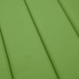 Cojín para tumbona tela verde melange 186x58x3 cm de , Cojines para sillas y sofás - Ref: Foro24-4002481, Precio: 44,69 €, De...