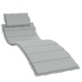 Cojín para tumbona tela gris claro melange 186x58x3 cm de , Cojines para sillas y sofás - Ref: Foro24-4002476, Precio: 38,51 ...
